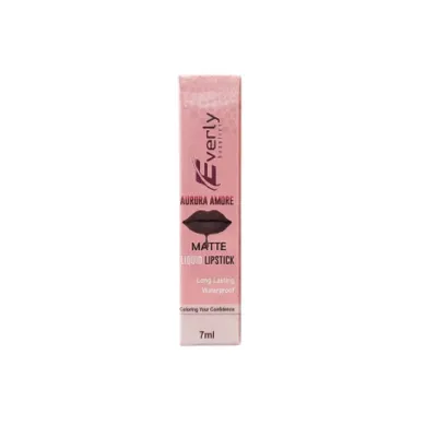 Everly Beauties Aurora Matte Liquid Lipstick - Mocha Brown (China)