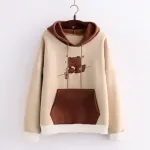 Women's Brushed Cotton Fleece Hoodie, DTF Print, 300 GSM, 2 Colours