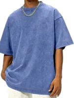 Men's Heavyweight Acid Wash Drop Shoulder T-Shirt, Sizes M to XL