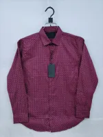 Men's Full Sleeve Check and Print Shirt, Pure Cotton, Sizes M to XL