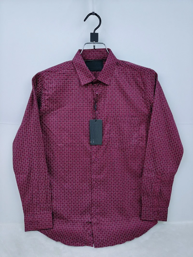Men's Full Sleeve Check and Print Shirt, Pure Cotton, Sizes M to XL