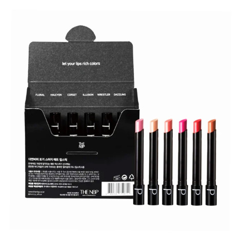 The Nbp Foggy Smudge Matte Lipstic Set 6pcs (Korea)