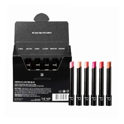 The Nbp Foggy Smudge Matte Lipstic Set 6pcs (Korea)