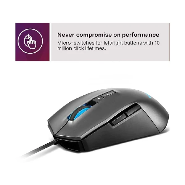 Lenovo IdeaPad M100 RGB Wired Black Gaming Mouse