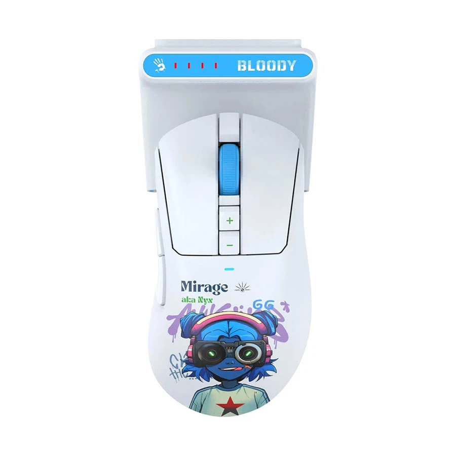 A4Tech Bloody R73 Ultra Duo Nyx Mirage Wireless Gaming Mouse with Dock