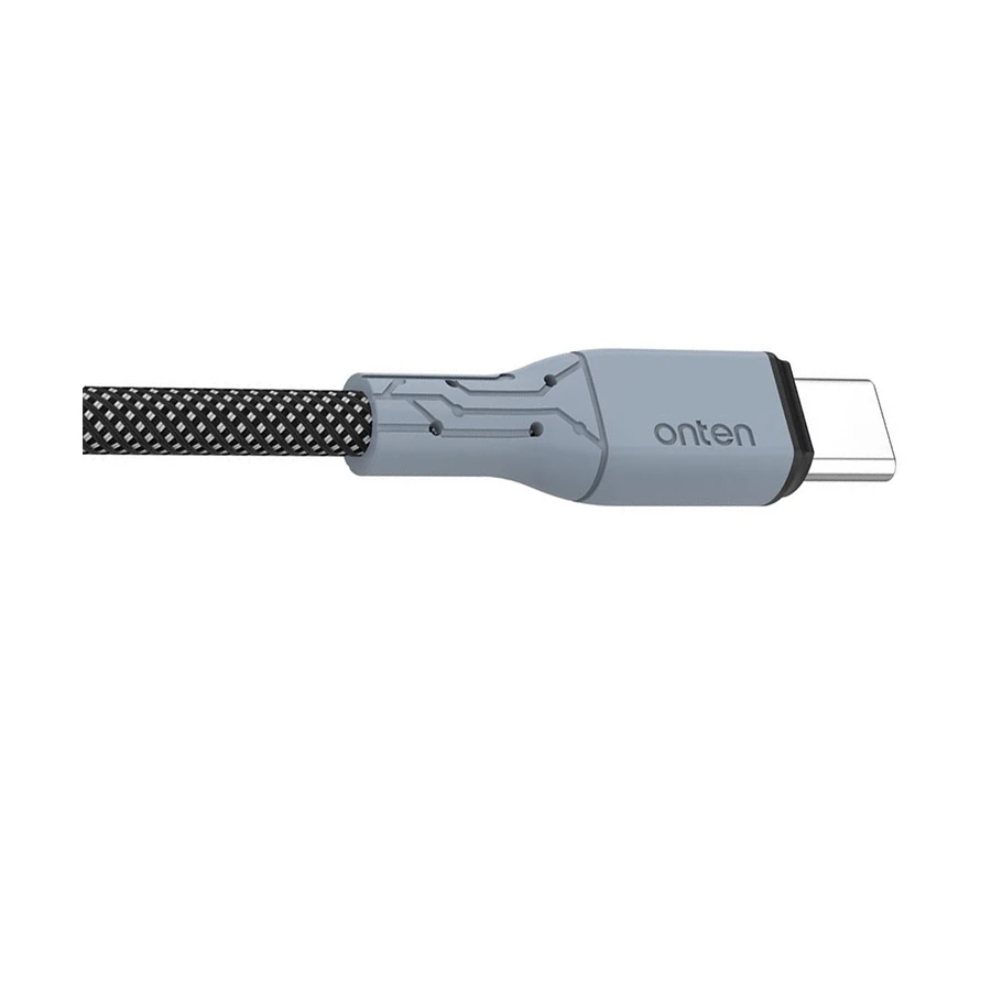 Onten OTN-CC302 60W USB-C to USB-C Charging Cable 1 Meter Black Gray