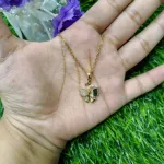 Fantasy Colorful Acrylic Butterfly Pendant Necklace  For Womens