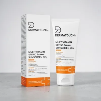 Dermatouch Multivitamin SPF 50 PA+++ Sunscreen Gel 50g (India)