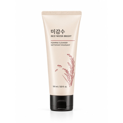 The Face Shop Rice Water Bright Foaming Cleanser 100ml (Korea)
