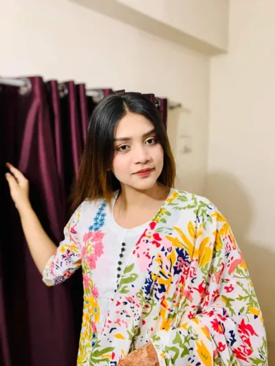 Voile Cotton Three Piece with Full Body Embroidery, 38 to 44