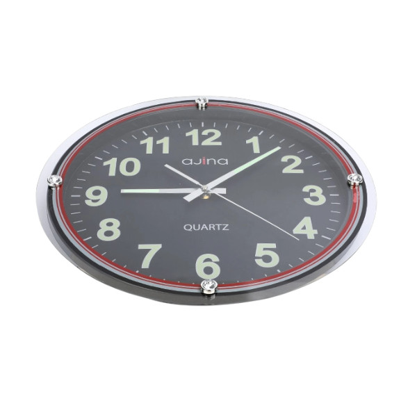 Casino Wall Clock without Digit Round