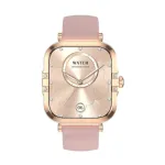 Blisbond Pearl Gold AMOLED Bluetooth Calling Smart Watch