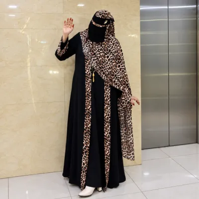 Tiger Print Abaya – 01