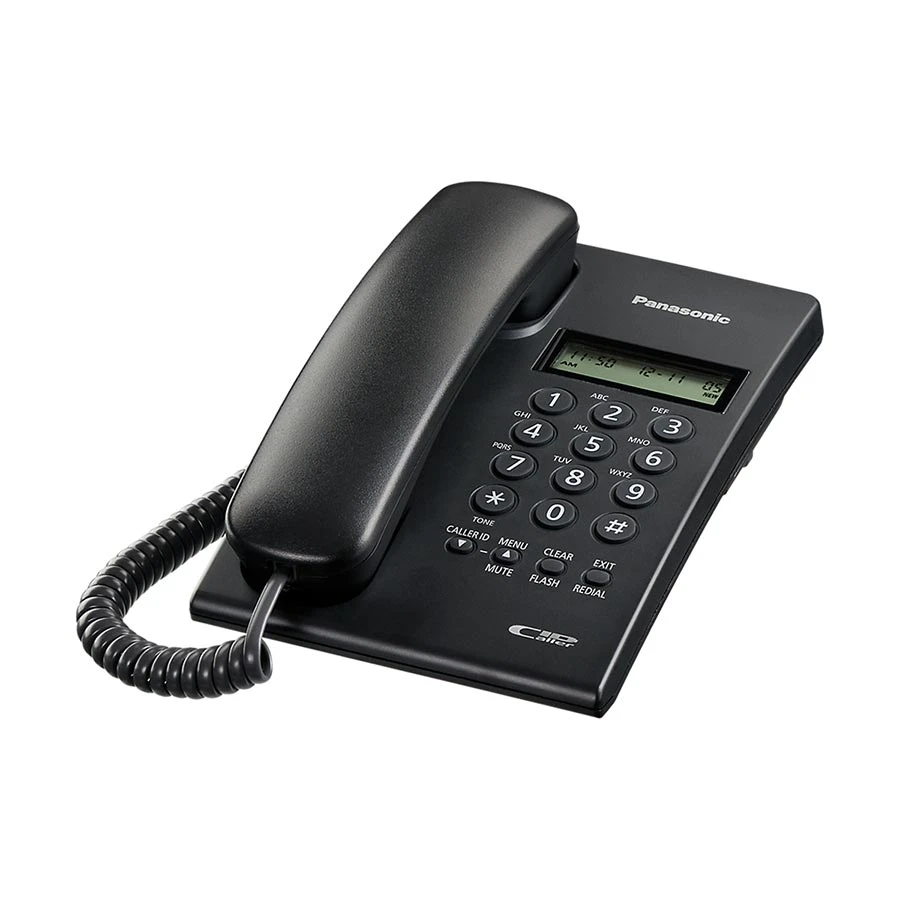 Panasonic KX-TSC60SX Corded Black Phone Set