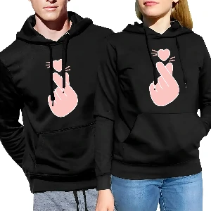 Comfortable Winter Couple Hoodie