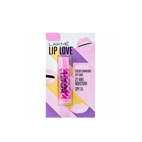 Lakme Lip Love Chapstick Insta Pink Lip Balm 4.5 gm (India)