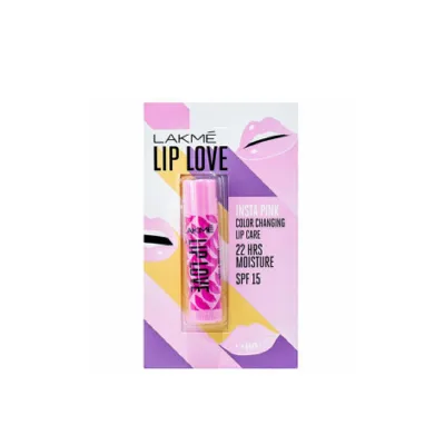 Lakme Lip Love Chapstick Insta Pink Lip Balm 4.5 gm (India)