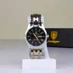 Poedagar Luxury Couple Watch (Water Resistant)