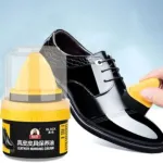 Leather Repair & Care Cream – Liquid Shoe Polish with Sponge, Universal Leather Balm for Shoes, Bags & Car Seats