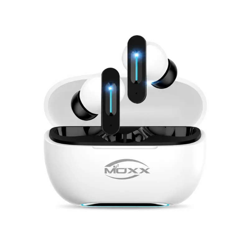 MOXX MPod Pro ANC True Wireless Earbuds – Bluetooth 5.4 TWS with Active & Environmental Noise Cancellation, Dual HD Mics & 30H Battery