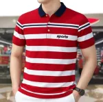 Men's Striped PK Cotton Polo Shirt, 210 GSM, 3 Colours