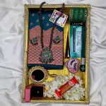 Premium Silk Katan Saree Combo Pack – Ocean Green
