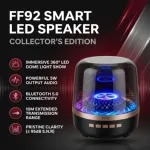 FF92 Mini Aura Bluetooth Speaker - Portable Wireless Speaker with 360° LED Light Show