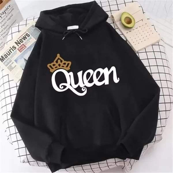 Women's Cotton Fleece Winter Hoodie, DTF Print, 300 GSM, 6 Colours