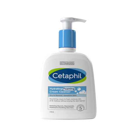Cetaphil Hydrating Foaming Cream Cleanser 236ml (Canada)