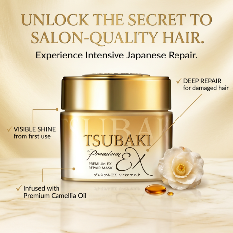Tsubaki Premium Ex Repair Mask 180g (Japan)