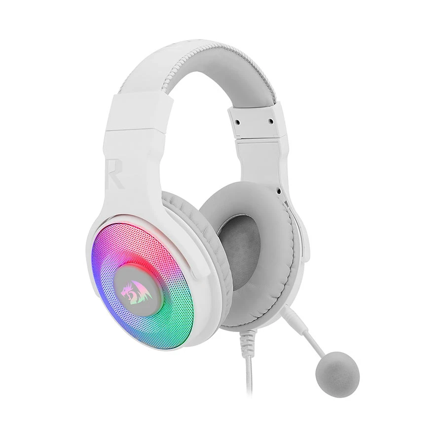 Redragon Pandora H350 RGB Wired Over-Ear White Gaming Headphone