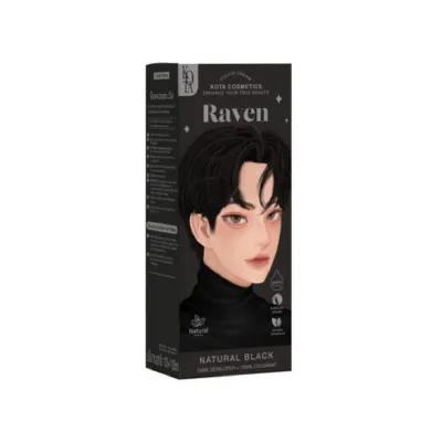 Kota Hair Color Cream Raven - Natural Black (Thailand)