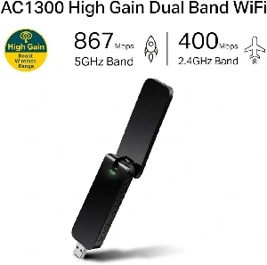 TP-Link Archer T4U AC1300 High Gain Dual Band Wi-Fi USB Adapter