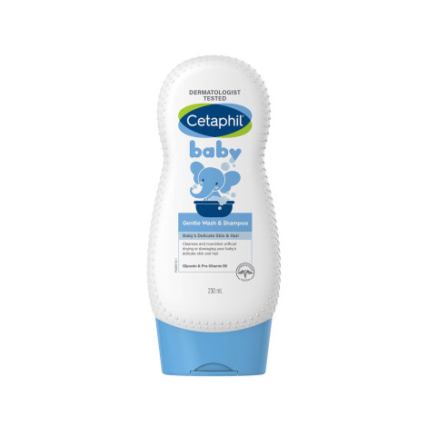 Cetaphil Baby Gentle Wash & Shampoo Baby's Delicate Skin & Hair 230ml (Germany)