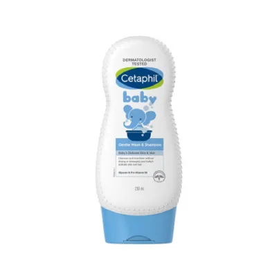 Cetaphil Baby Gentle Wash & Shampoo Baby's Delicate Skin & Hair 230ml (Germany)