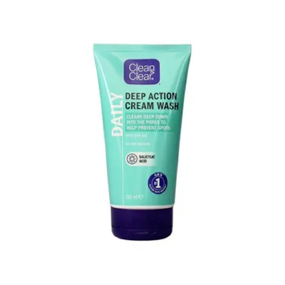 Clean & Clear Deep Action Cream Wash 150ml (France)
