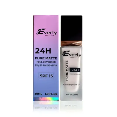 Everly Beauties Pure Matte Full Coverage Foundation - Beige (China)