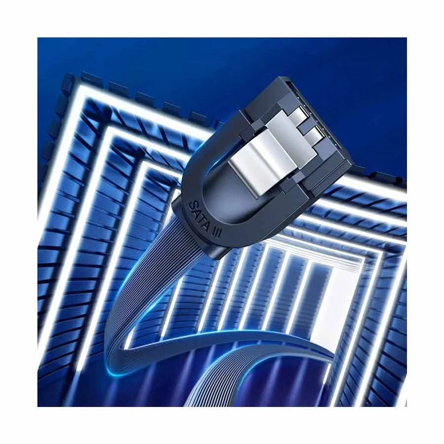 UGREEN US217 30796 SATA Male to Male 0.5 Meter Data Cable Black