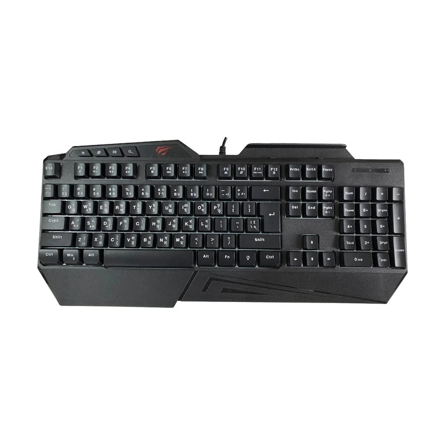 Havit KB889CM Rainbow Gaming Keyboard, Mouse & Pad Combo with Bangla