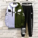 Hoodie and Trouser Set for Men and Women, Cotton Hoodie, 250 GSM