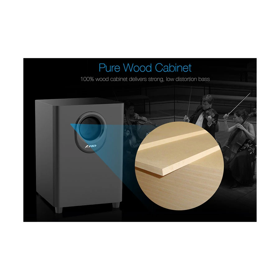 F&D HT-330 2.1 Channel Bluetooth Soundbar with Wired Subwoofer