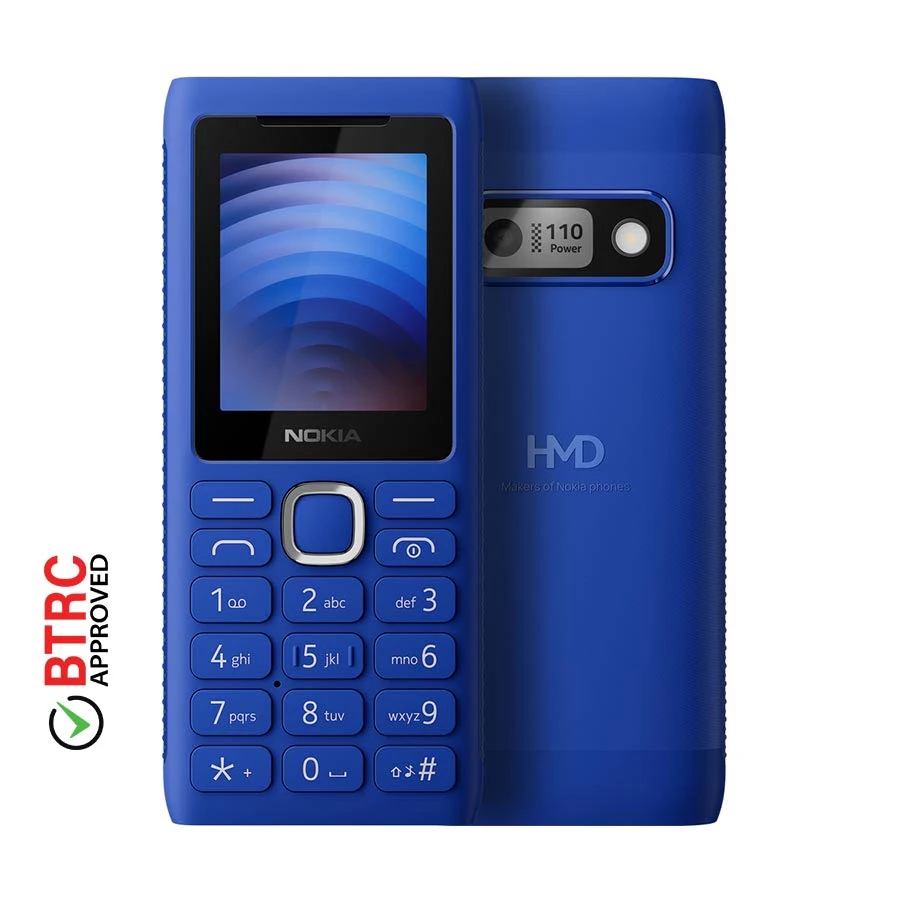 Nokia 110 Power Blue Dual SIM Feature Phone