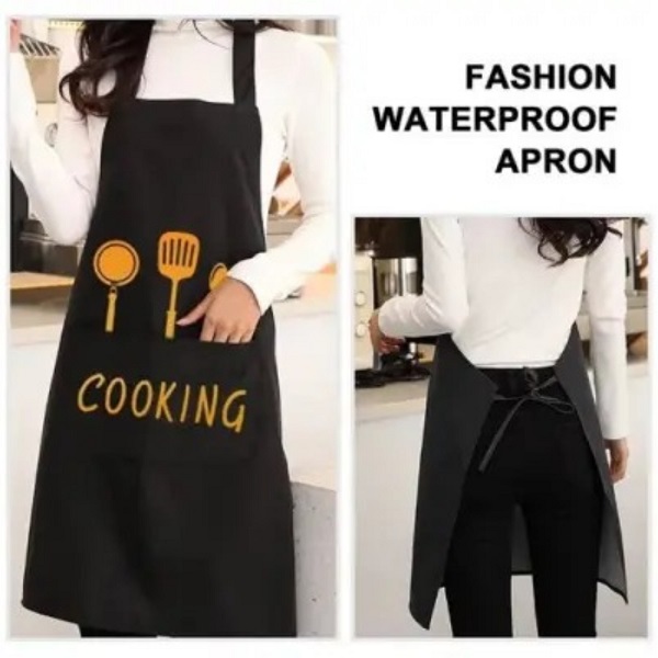 Waterproof Smart Kitchen Apron with Pockets