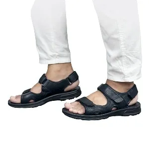 BLACK Premium High-Quality Men's sandal