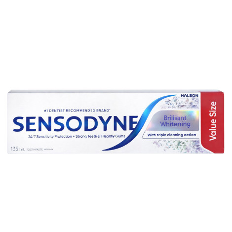 Sensodyne Brilliant Whitening With Triple Cleaning Action Toothpaste 135ml (France)