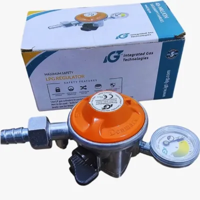 IGT Maximum Safety LPG Regulator with Pressure Gauge