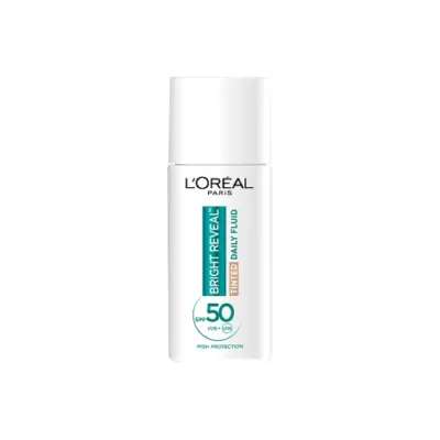 L'Oreal Bright Reveal Daily Fluid Tinted Glow SPF50+ 50ml (Germany)