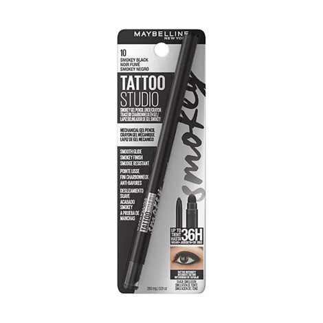 Maybelline Tatto Studio Gel Pencil Liner - 10 Smokey Black (Germany)
