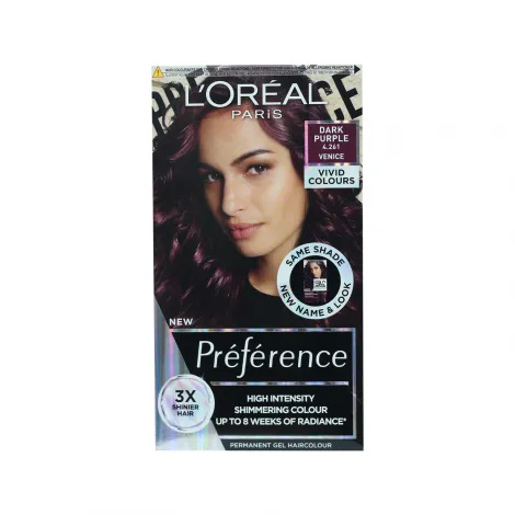L'Oreal Perference Les Vivids High Intensity Shimmering Colour - 4.261 Dark Purple (Belgium)