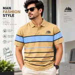 Premium Piqué Cotton Half-Sleeve Polo Shirt